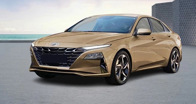 Bản dựng đồ họa Accent 2024 có một chút khác biệt với hình ảnh Hyundai vừa công bố khi không có dải LED định vị kéo dài và đèn chiếu sáng tách rời khỏi lưới tản nhiệt.